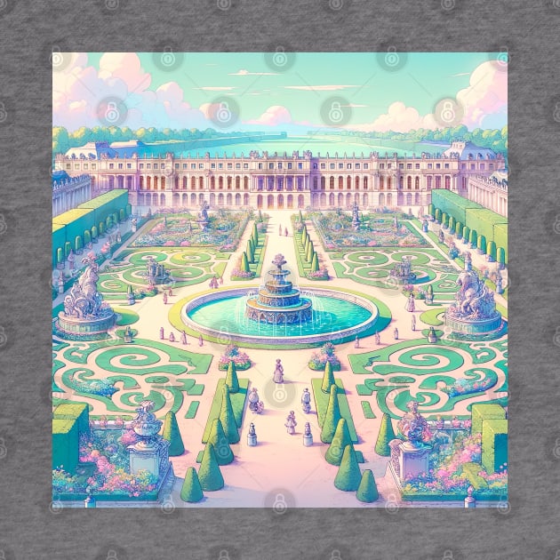 Jardin du Luxembourg Drawing by unrealartwork